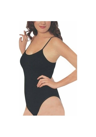 Modinn 1620 Kadın Ince Askılı Ripli Çıtçıt Body
