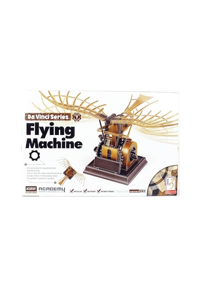 Academy 18146 Da Vinci Uçan Makine, Plastik Model Kiti-49086