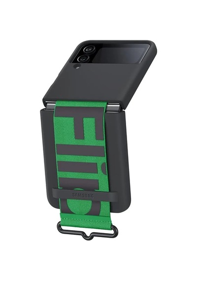 Samsung Galaxy Z Flip4 Uyumlu Kordonlu Silikon Kılıf