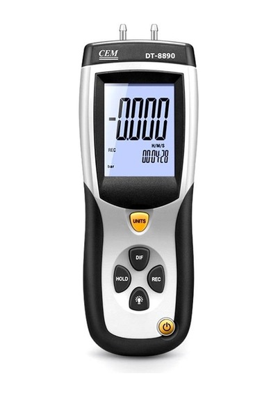 Cem Dt8890 Manometre - Fark Basınç Ölçer