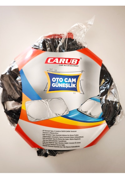 Oto Cam Güneşlik Miflonlu Katlanır 150x70cm