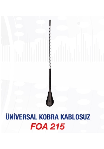 Flash Anten Komple Foa215 Unıversal Kobra KNO-FLASH-FOA215
