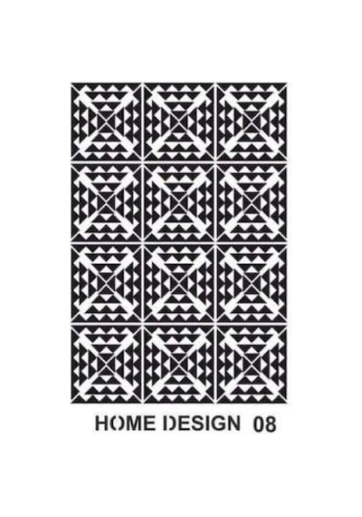 Hds08 Artebella Home Desingn Stencil 35X50 Cm