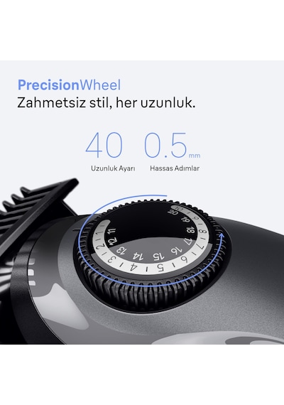 Braun Sakal Düzeltici Series 3, +5 Aksesuar, 40 Uzunluk, Keskin Bıçak, Bt3560