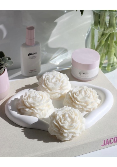 Bernami Vazo Pinterest 4 Adet Kokulu Şakayık Mum Diğer