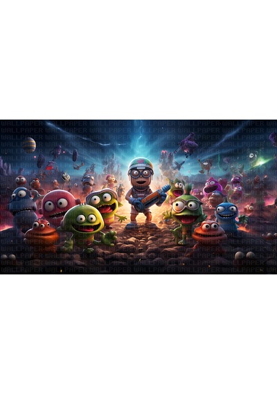 3d Macera Çocuk Odası Poster Duvar Kağıdı