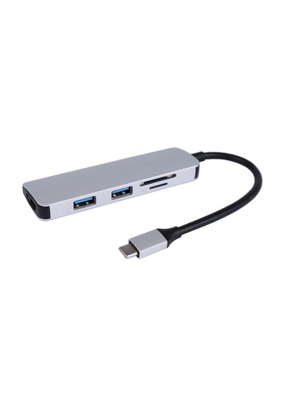 Smartgift 5 Port USB Hub Type-C bilgisayar girişli HDMI Çoklayıcı Adaptör