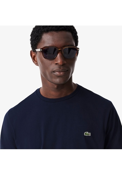 Lacoste Erkek Regular Fit Bisiklet Yaka T-shirt Lacivert