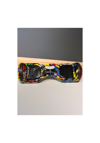 Hoverboard 6.5 İnç Led Işıklı Taşıma Kollu 36v 5.2ah Elektrikli Kaykay Sarı