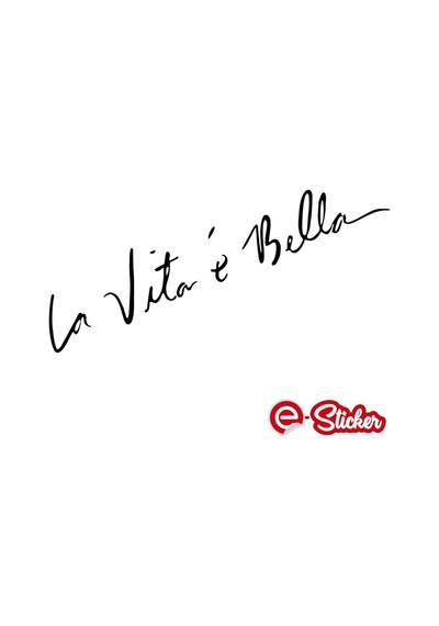 Hayat Güzeldir, La Vita E Bella Oto Sticker