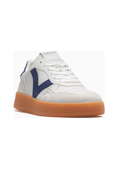 Lufian Elsa Kadın Deri Sneaker Ayakkabı 26y 121230058 Lacivert