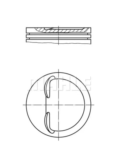 Piston Segman - Fiat Uno, Tipo, Fiorino, Tempra, Duna, Elba, Egea - Federal-8770734std 89654069