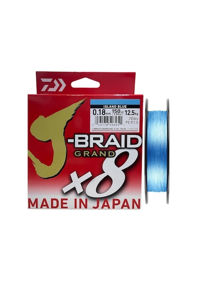Daiwa J-braid Grand 135mt 0.18mm 8x Island Blue İp Misina