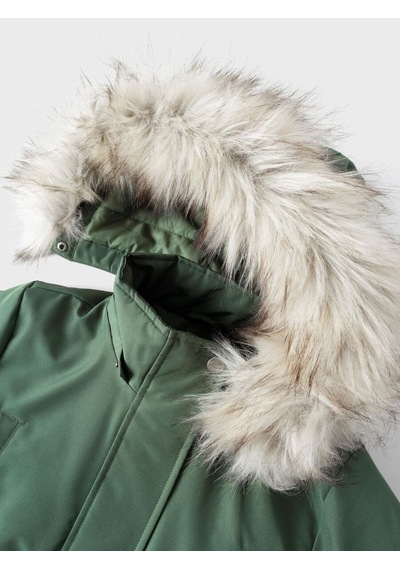 Name It Nkfmilla Unisex Çocuk Mont Yeşil