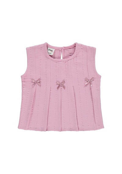 Civil Baby Kurdelalı Şortlu 6-18 Ay Takım - Pembe