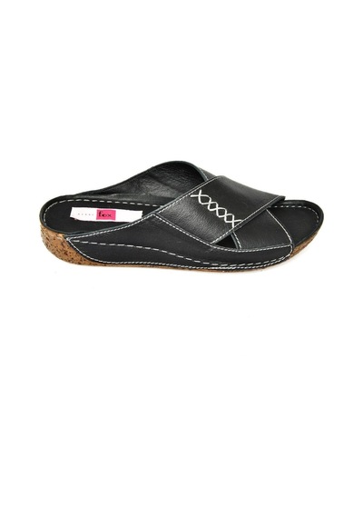 Fox Shoesp555091203 Siyah Hakiki Deri Comfort Ortopedik Taban Kadın Terlik Siyah Fox Shoesp555091203 Siyah Hakiki Deri Comfort Ortopedik Taban Kadın Terlik Siyah