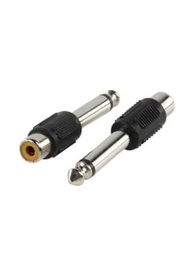 Mono Çevirici - 6.3 Mm Erkek - Rca Dişi - Plastik
