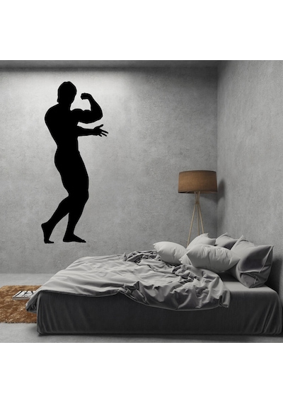 Body Gym Folyo Sticker Derstv1090 80cm Uzunluk Siyah