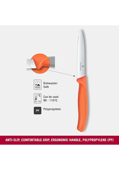 Victorinox 6.7709.c1 Swiss Classic 10cm Düz Soyma Bıçağı Çok Renkli