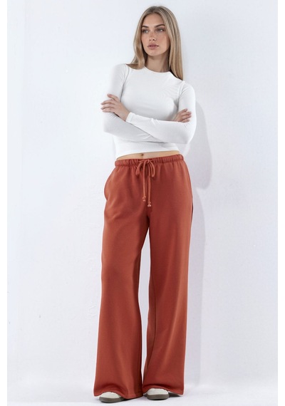 Hiccup Geniş Jogger Pantolon Kırmızı
