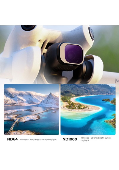 K&f Concept Djı Mini 4 Pro İçin NDND4 + ND8 + ND16 Filtre Seti