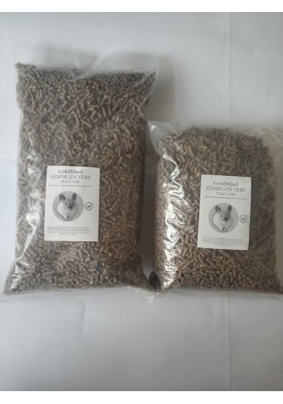 Goldmind Kemirgen Yemi. Cp Pelet Yem Tavşan, Chinchilla, Ginepig Ve Hamster İçin Pelet Yem 1 Kg