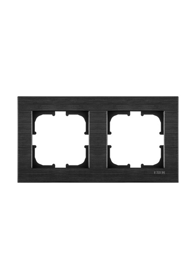 Exen Comfort Space Black İkili Çerçeve