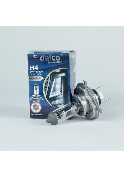 Delco U.s.a H4 Halogen Far Ampulü 24 Volt 100/90w Tırnaklı 10 Adet
