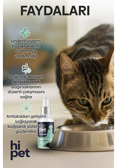Hipet Sıvı Probiyotik Kedi Probiyotik 50 ML