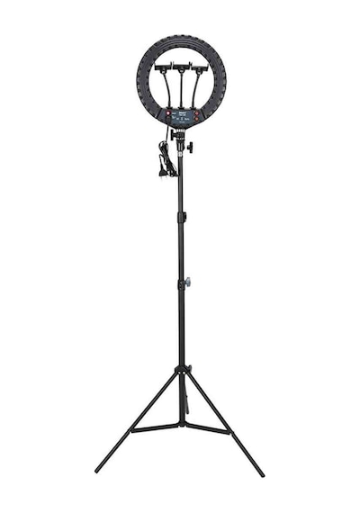 Fuchsia Fm-14r Kumandalı 34cm Işıklı Telefon Tutucu Ring Light