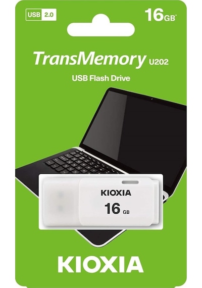Kioxia TransMemory U202 16 GB USB 2.0 Flash Bellek