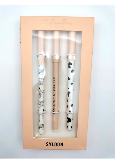 Pyrus Plastik Gövde Tükenmez Kalem Pastel 3'lü Kalem Seti