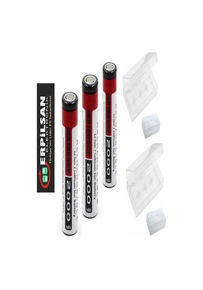 Orion 18650p Inr 3.7v 2000mah 15c Şarj Edilebilir Li-ion Pil 3 Ad