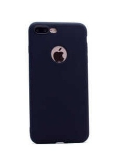 Noktaks - Apple Uyumlu iPhone 7 Plus - Kılıf Mat Renkli Esnek Premier Silikon Kapak - Mürdüm
