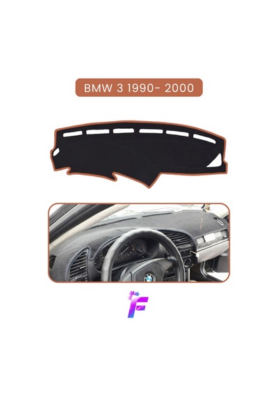 Bmw E36 1990-2000 Uyumlu Ön Göğüs Örtüsü Yansıma Önleyici Kolay Montaj Oto Aksesuar Ta4 Kahverengi