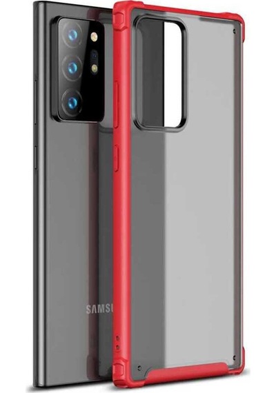 Galaxy Note 20 Ultra Kılıf Zore Volks Kapak Kırmızı