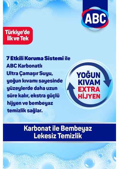 Karbonatlı Ultra Çamaşır Suyu 750 Ml 6'lı Diğer