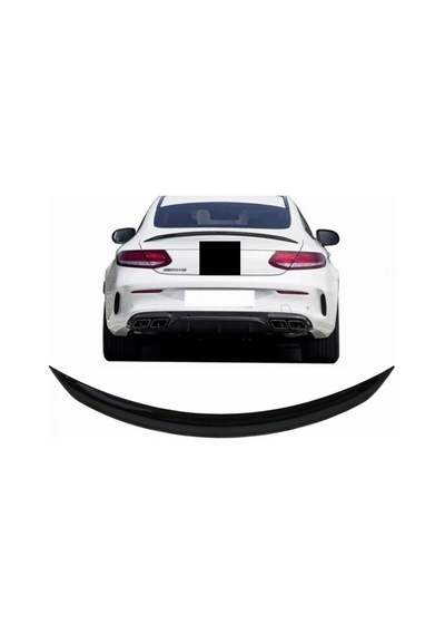 Mercedes C205 Coupe Uyumlu Yedek Parça Amg Spoiler Boyasız Plasti