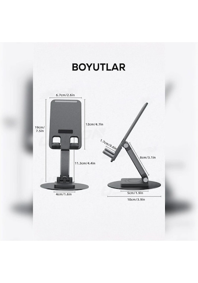 Tedar Kablo Geçirilebilir Telefon Tutucu Najmaddin Standart