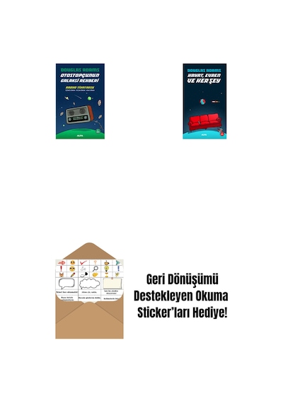 Otostopçunun Galaksi Rehberi - Radyo Tiyatrosu + Hayat Evren Ve Her Şey + Okuma Sticker'ları