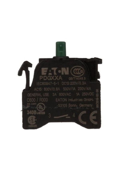 Eaton Pdgxxb Kompakt Şalter Aksesuarı: Yardımcı Kontak 1 Nk Pde1,2,3,4 İçin