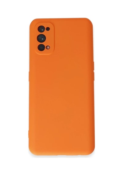 Realme 7 Pro Kılıf Nano İçi Kadife Silikon - Turuncu 0.2M-Çok Renkli