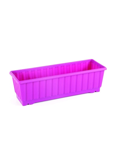 S232 Klasik Balkon Saksı Tabaklı 49cm, 7.4 Litre, Vişne Diğer
