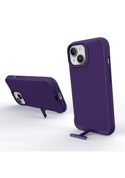 Bix iPhone Uyumlu 14 Plus / 15 Plus Vortex Magsafe Kılıf Stand Özellikli 3x Korumalı Mikro Fiber İç Yüzey Koyu Mor Bix iPhone Uyumlu 14 Plus / 15 Plus Vortex Magsafe Kılıf Stand Özellikli 3x Korumalı Mikro Fiber İç Yüzey Koyu Mor