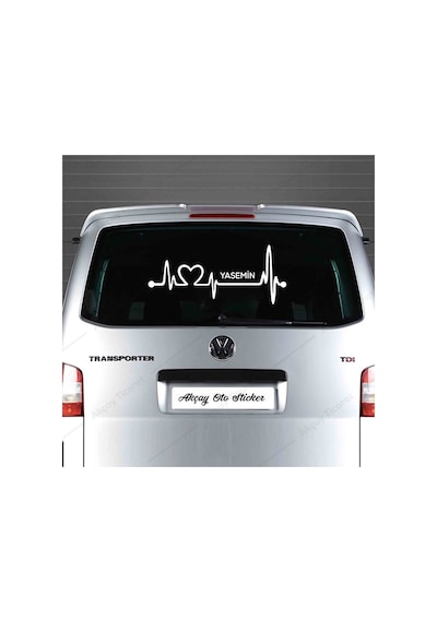 Kalp Atışı Isme Özel Sticker Isim Sticker Oto Sticker Arma