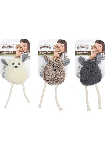 Pawise Simple Cat Peluş Koyun Kedi Oyuncağı Çok Renkli