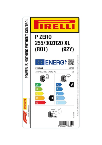 Pireli 255/30R20 92Y XL P Zero Ro1 Yaz Lastiği 2024