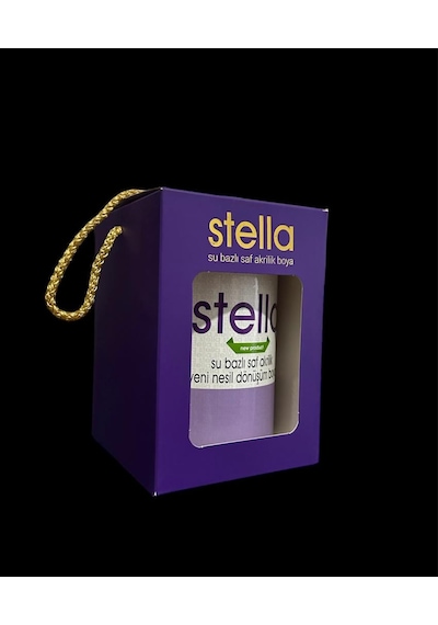 STELLA SAF AKRİLİK BOYA - SİYAH