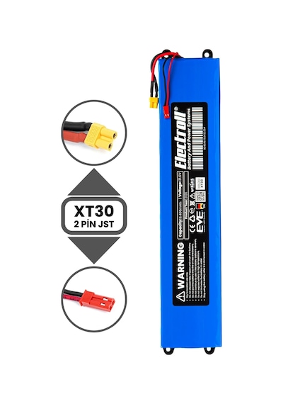 Onvo Kx-02 Uyumlu Batarya Yüksek Kapasite 21.6v 6.400mah Elektrikli Scooter Bataryası Çok Renkli