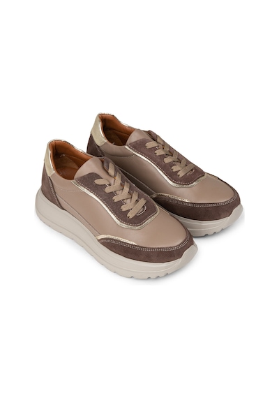 Deery Kadın Hakiki Deri Vizon Renk Sneaker Ayakkabı - M0509zvzne01 Vizon